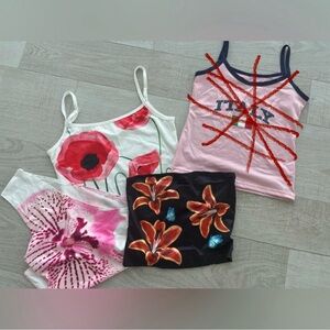 Bundle of three summer/vacation tops. NWT